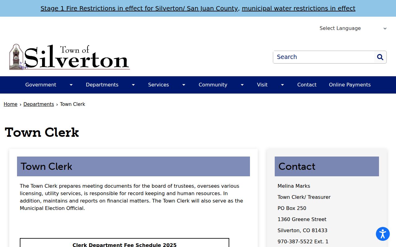 San Juan County bench warrant municipal clerk records route