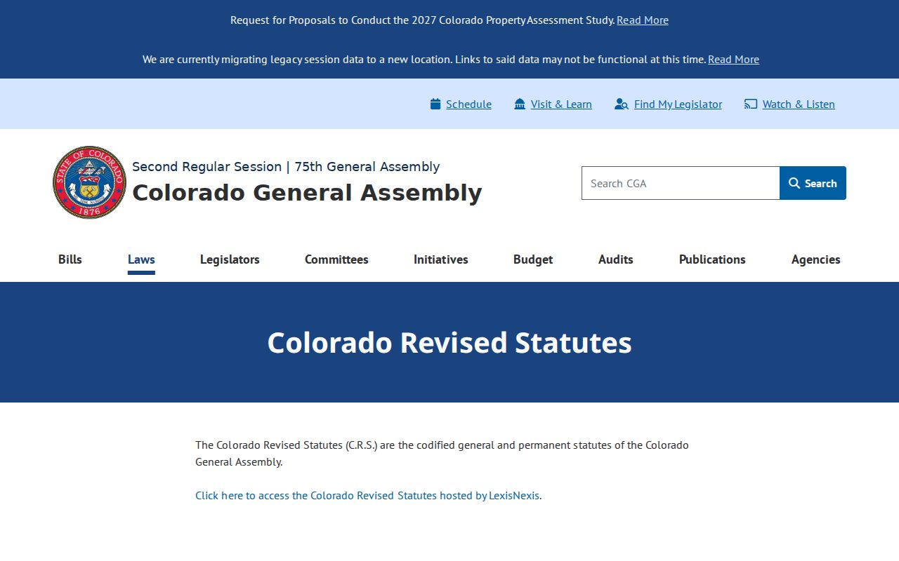 San Juan County traffic warrant official Colorado statutes source